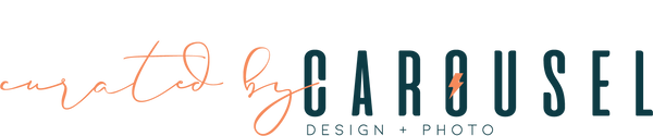 Curated by Carousel Design logo