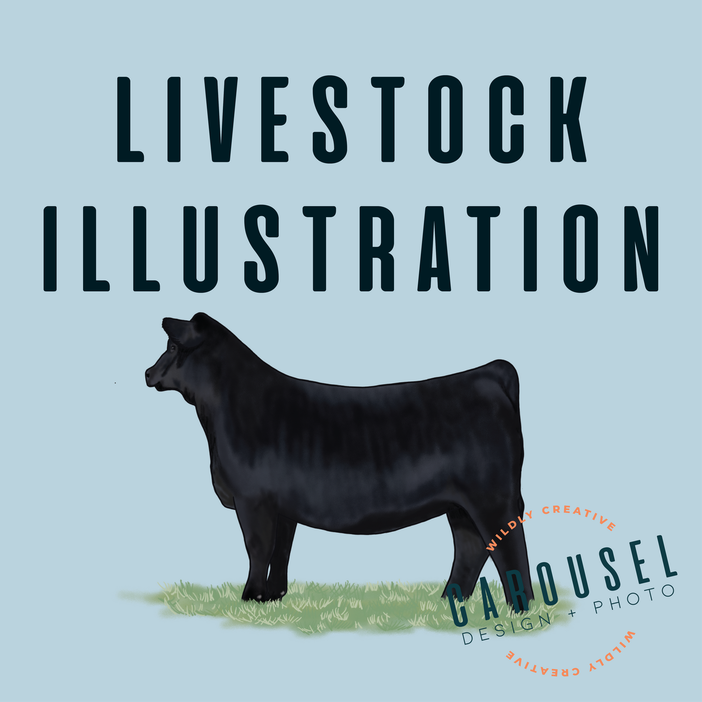 Digital Livestock Illustration